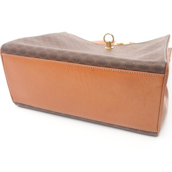 CELINE Macadam Handbag Leather Brown - Picture 8 of 10